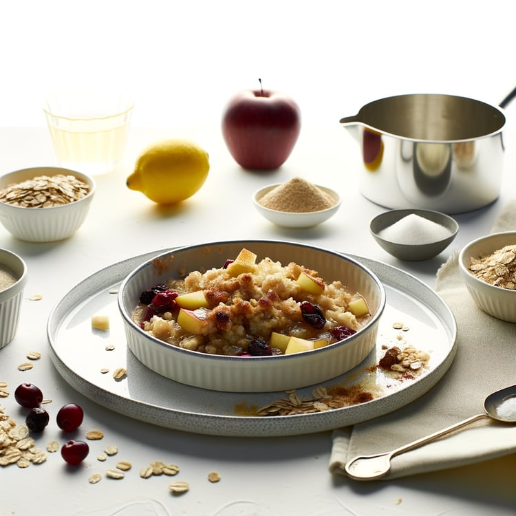 Apple Cranberry Crisp