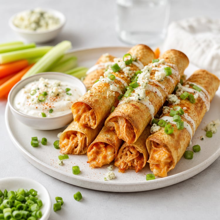 Buffalo Chicken Taquitos
