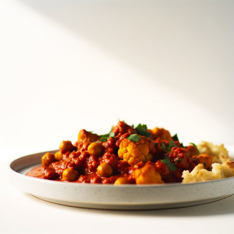 Cauliflower and Chickpea Curry