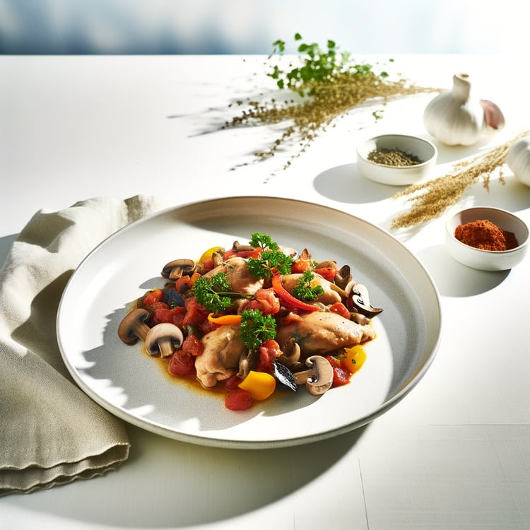 Classic Chicken Cacciatore