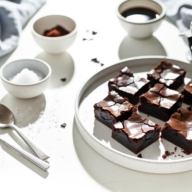 Fudgy Espresso Chocolate Brownies (One-Bowl, 40-Minute)