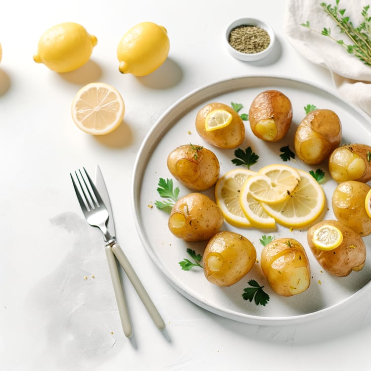 Greek Lemon Roasted Potatoes (Crispy, 55-Minute)