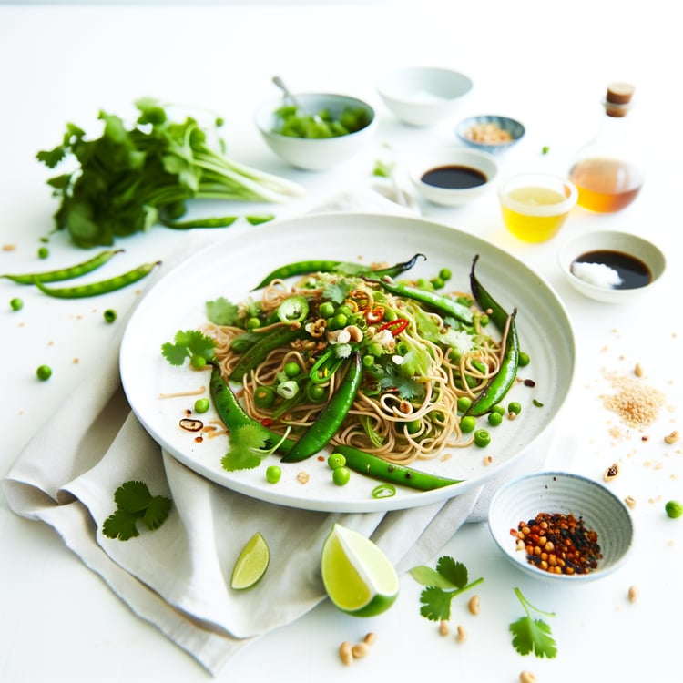 Grilled Scallion and Snap Pea Soba Noodle Salad (20-Minute Memorial Day Side)