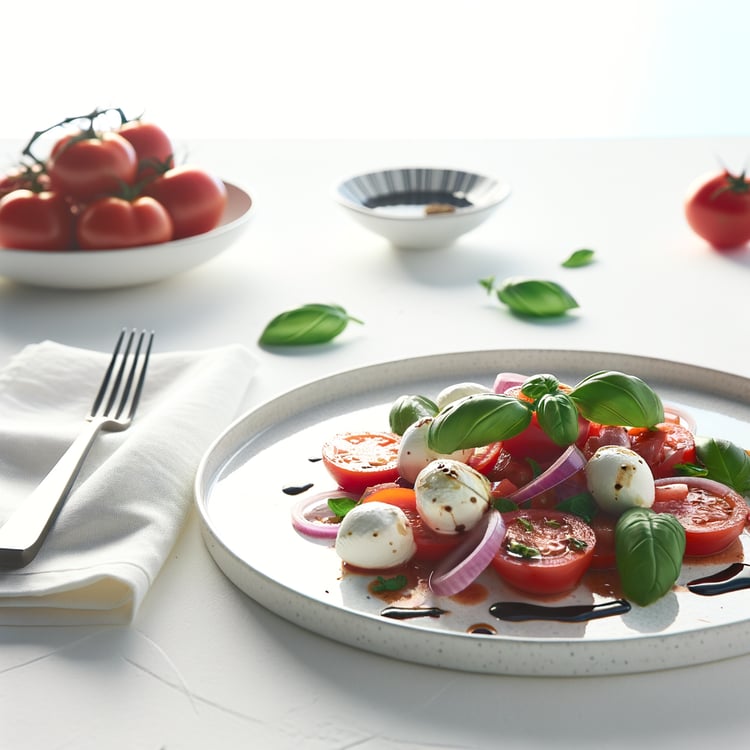 Italian Tomato Salad with Balsamic Vinaigrette