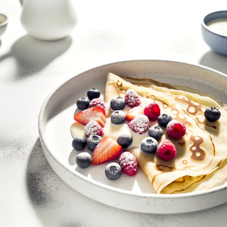 Mixed Berry Crepes
