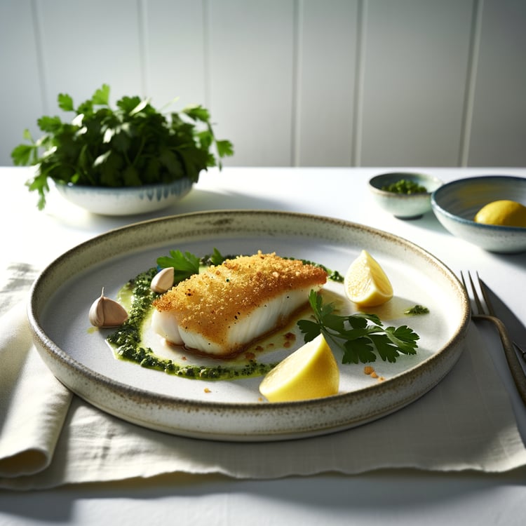 Pan-Fried Panko-Crusted Cod with Lemon-Parsley Gremolata (30-Minute)