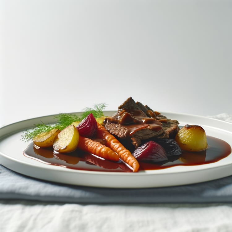 Red Wine Braised Beef Pot Roast (3-Hour Slow Braise)