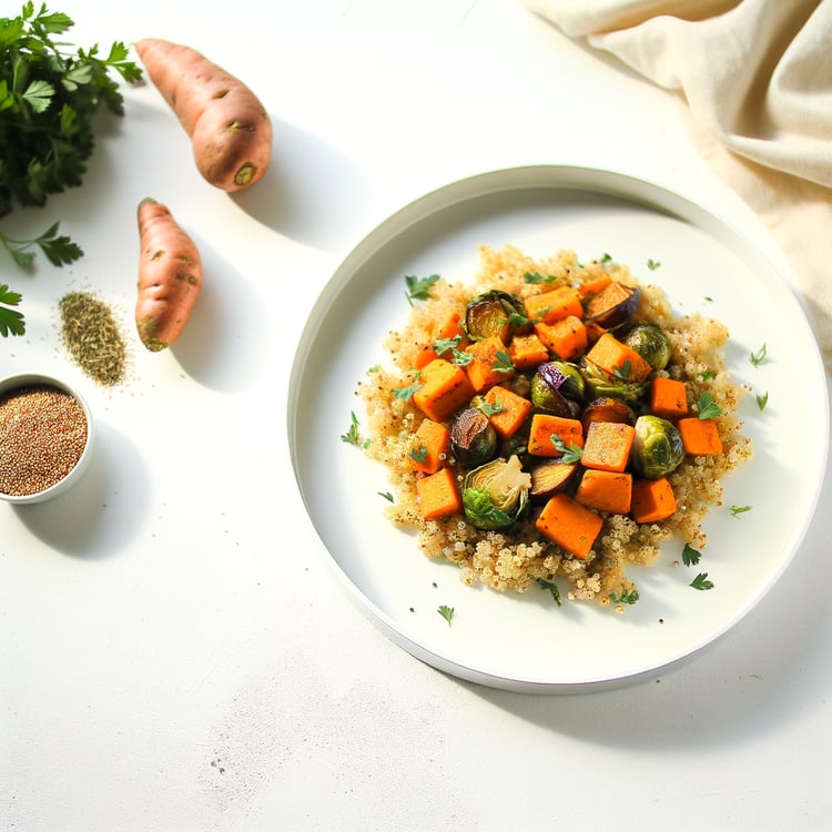 Roasted Harvest Vegetables with Quinoa