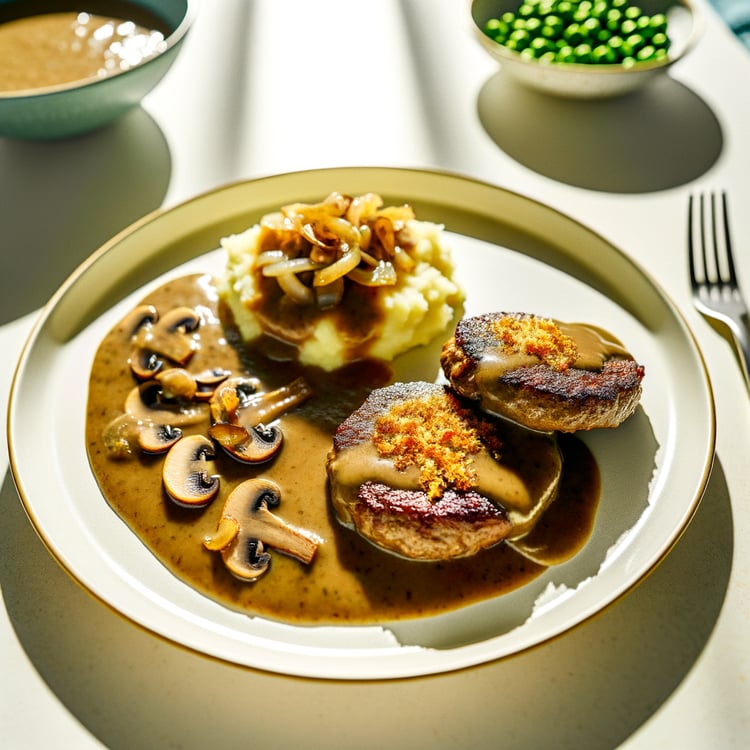 Salisbury Steak with Mushroom-Onion Gravy
