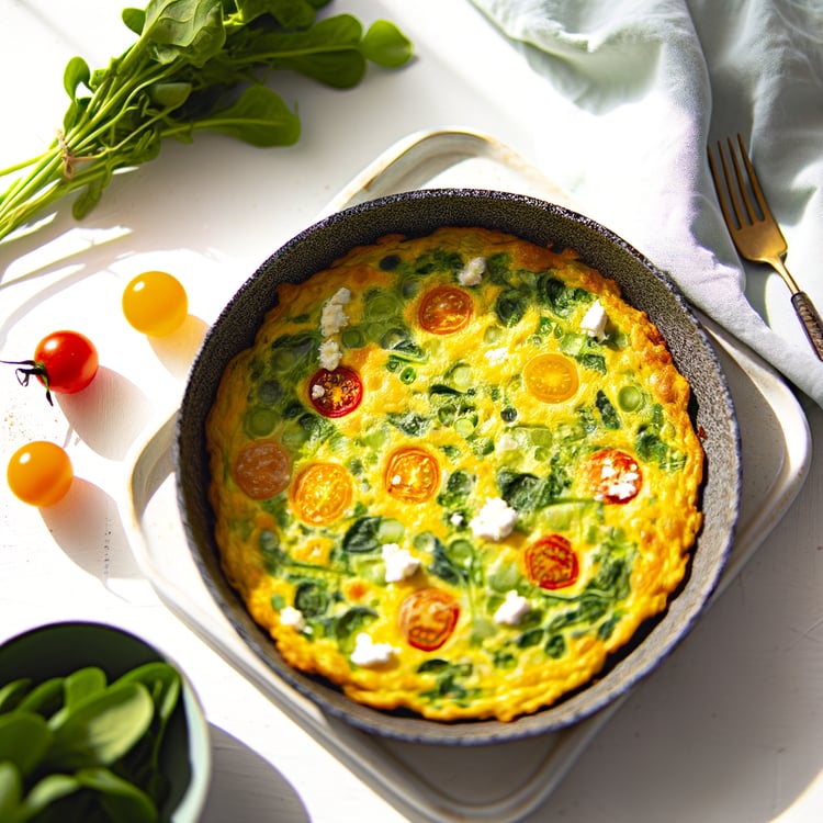 Spring Vegetable Frittata — Pan-Baked in 30 Minutes