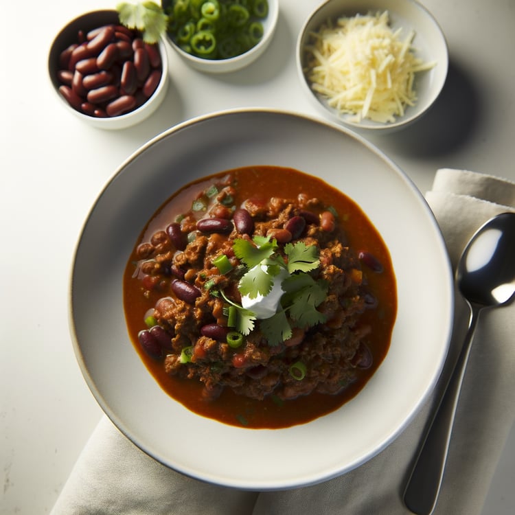 Stovetop Beef Chili with Beans