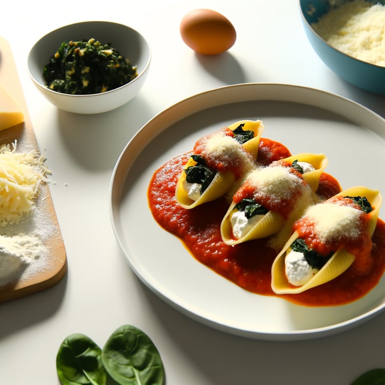 Stuffed Shells with Ricotta and Spinach