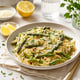 Lemon Garlic Orzo with Roasted Asparagus and Parmesan