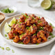Oven-Baked Korean-Style Cauliflower Wings with Gochujang Honey Sauce (40-Minute, Vegan Option)