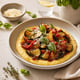 Oven-Roasted Ratatouille with Parmesan Polenta (45-Minute Vegetable Dinner)