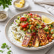 Sheet-Pan Crispy Chickpeas and Halloumi with Za'atar Yogurt (30-Minute Vegetarian)